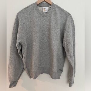 NWOT Aritzia TNA French Terry Perfect Fit Sweatshirt in Heather Gray - S